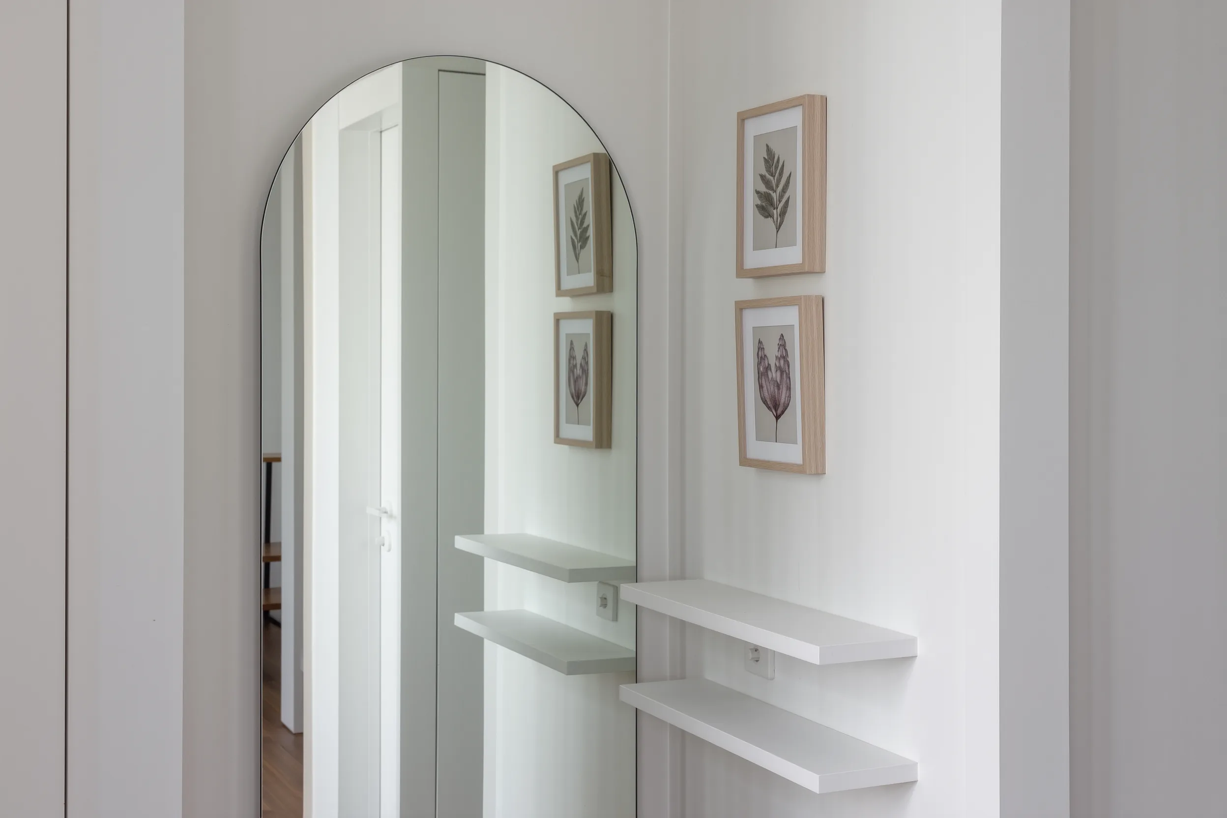 Walls & Mirrors — small-space decorating idea