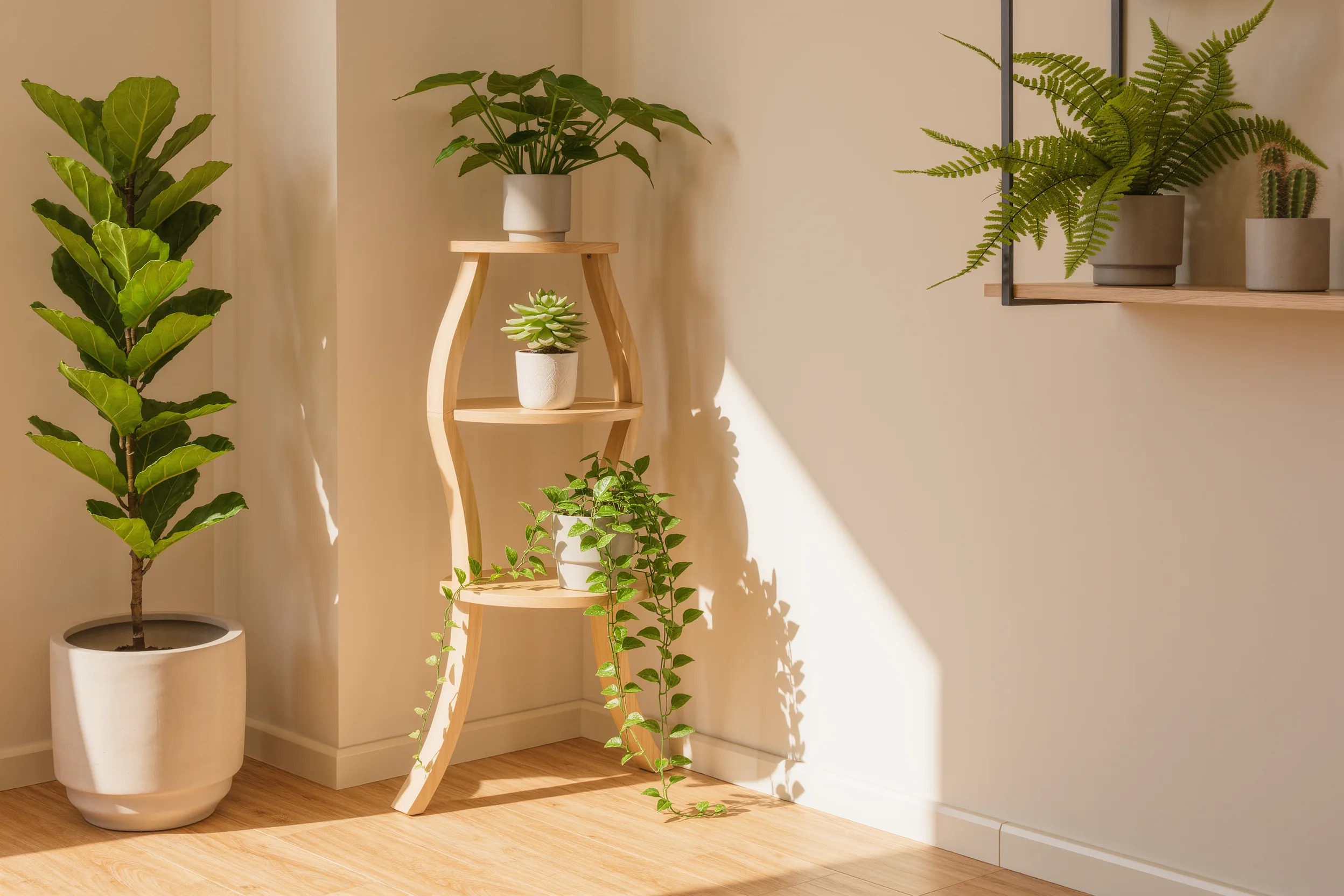 Plants & Greenery — small-space decorating idea