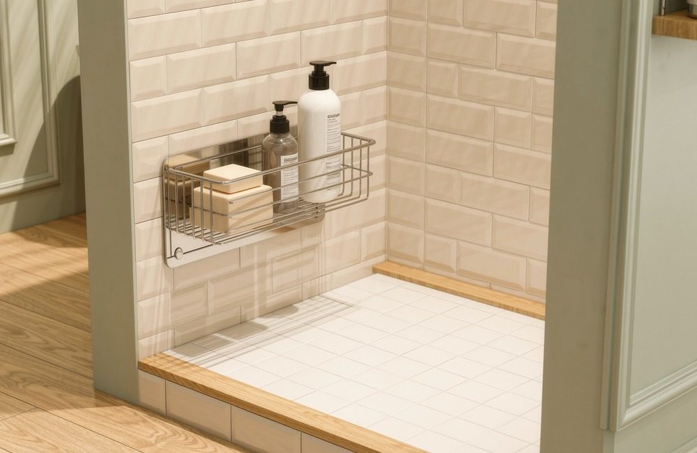 AI-generated illustrative visual for tip: Use wet-zone walls