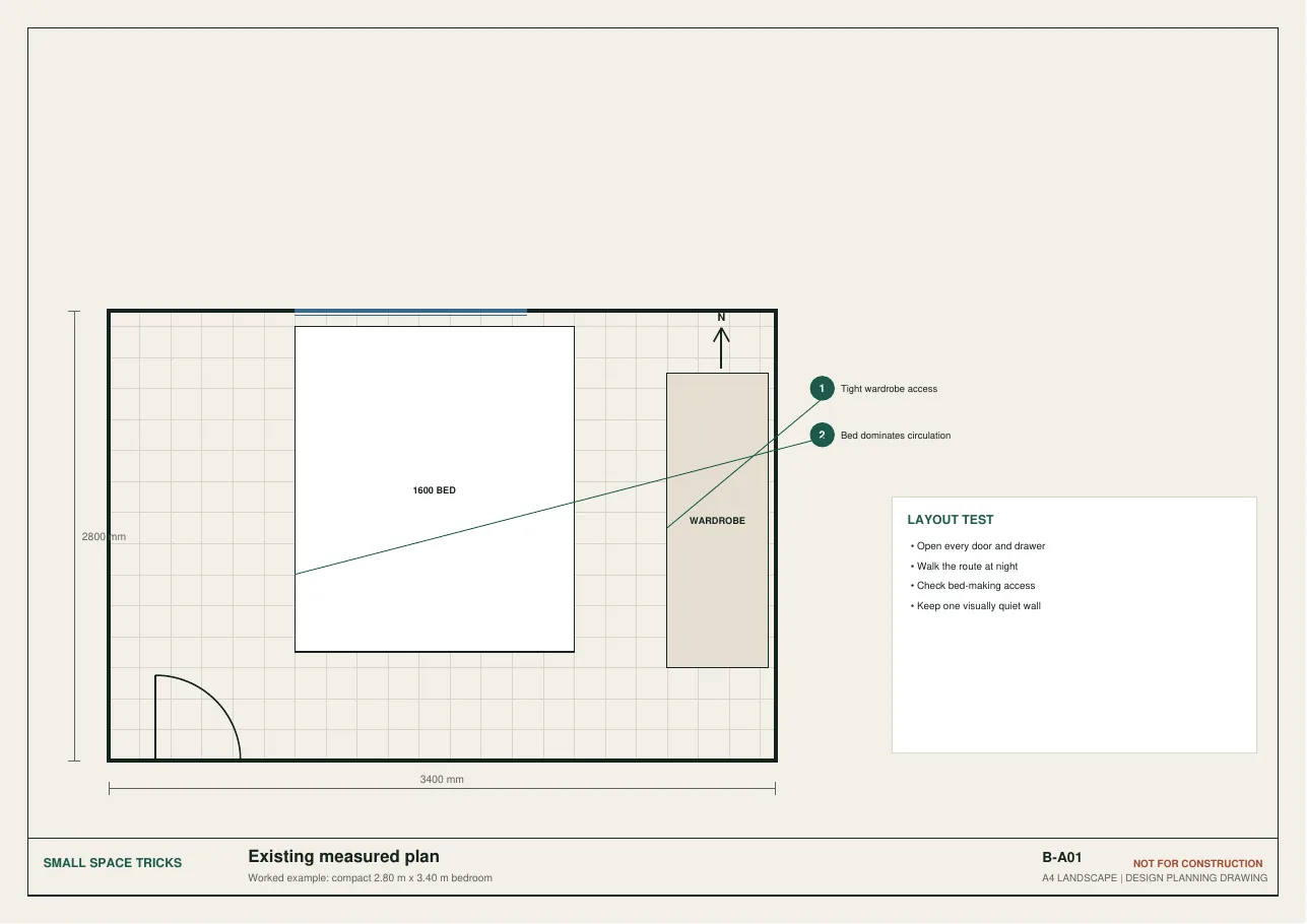 Measured plan